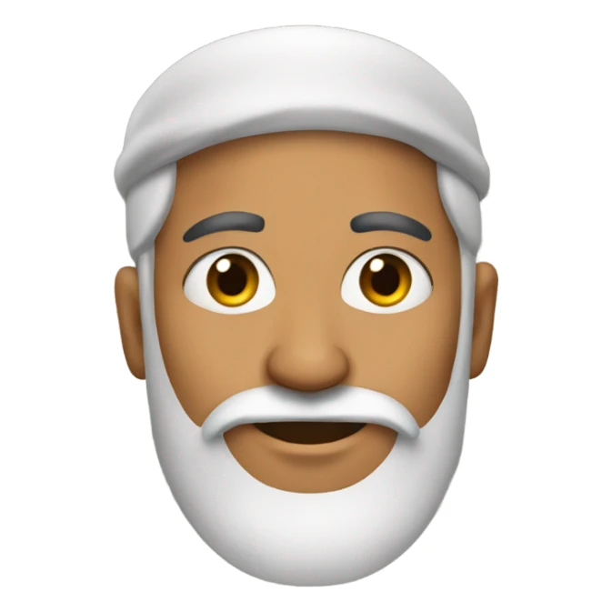 muslim man with a beard sticker