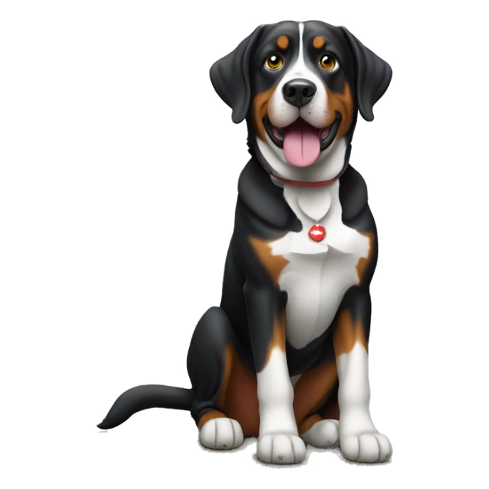 swiss mountain dog sticker