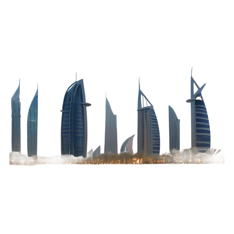 A Dubai view sticker