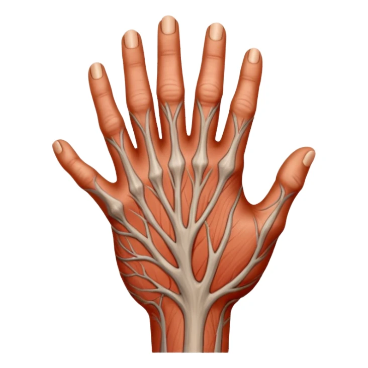 back of hand sticker