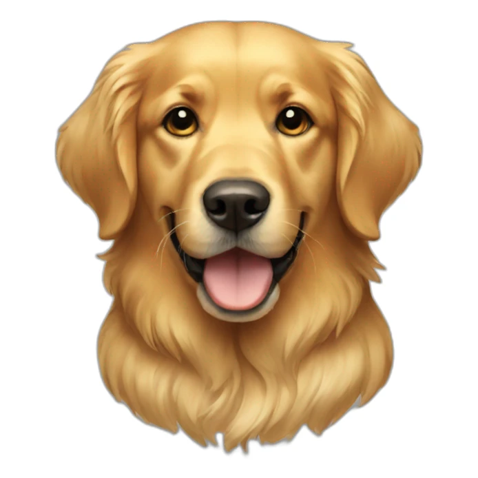 golden retriever  sticker
