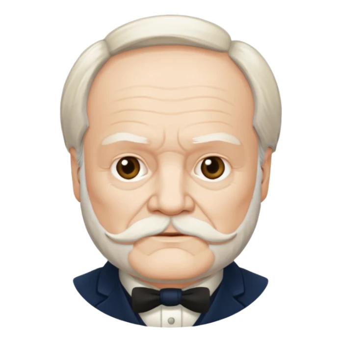 vicor hugo french writer sticker