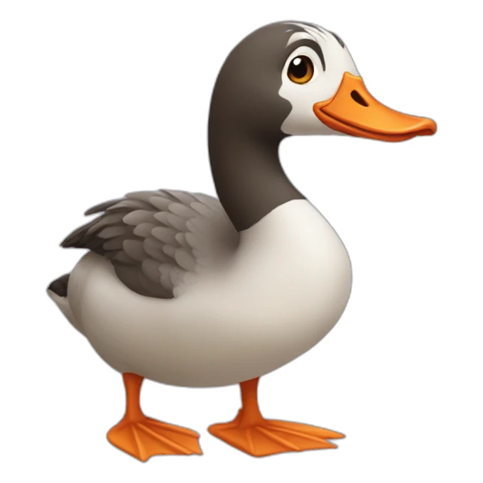 massive silly goose sticker