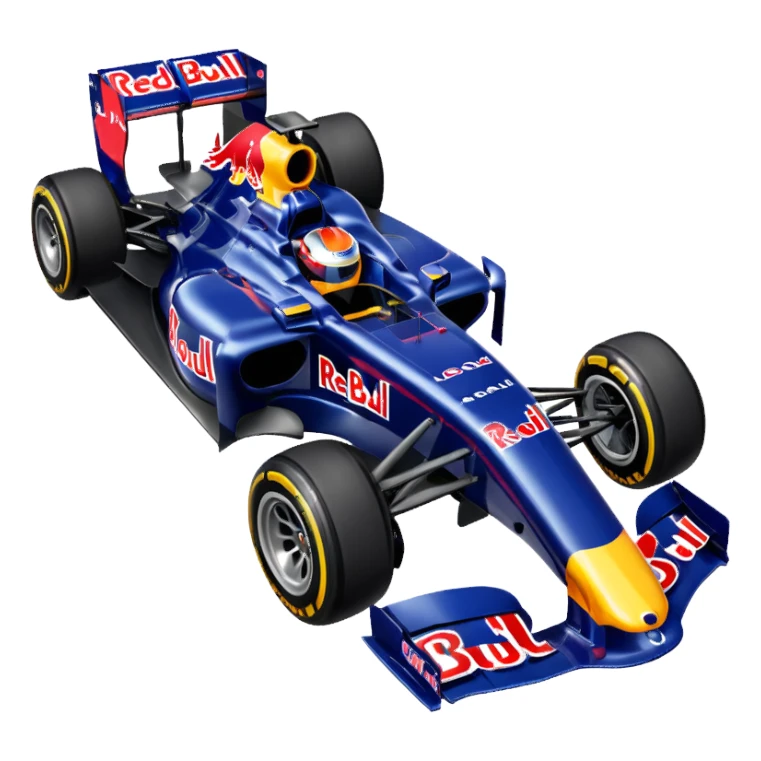 a 2010 Red Bull Formula 1 car sticker