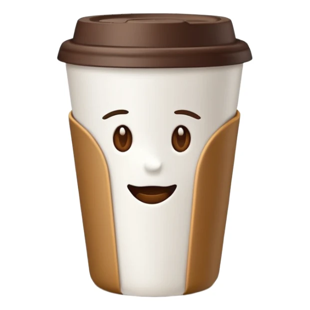 takeaway coffee cup sticker