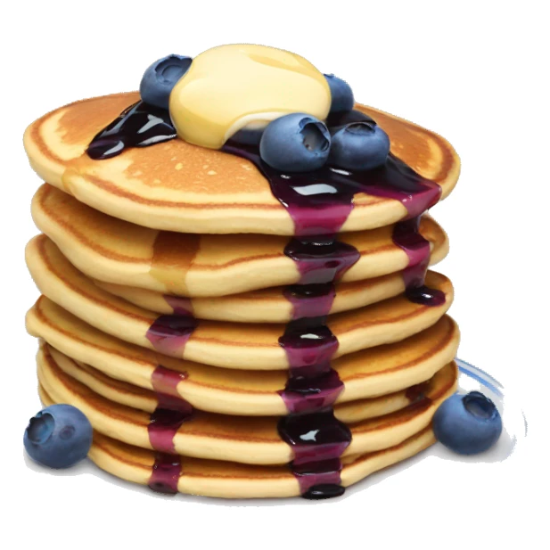Blueberry pancakes  sticker