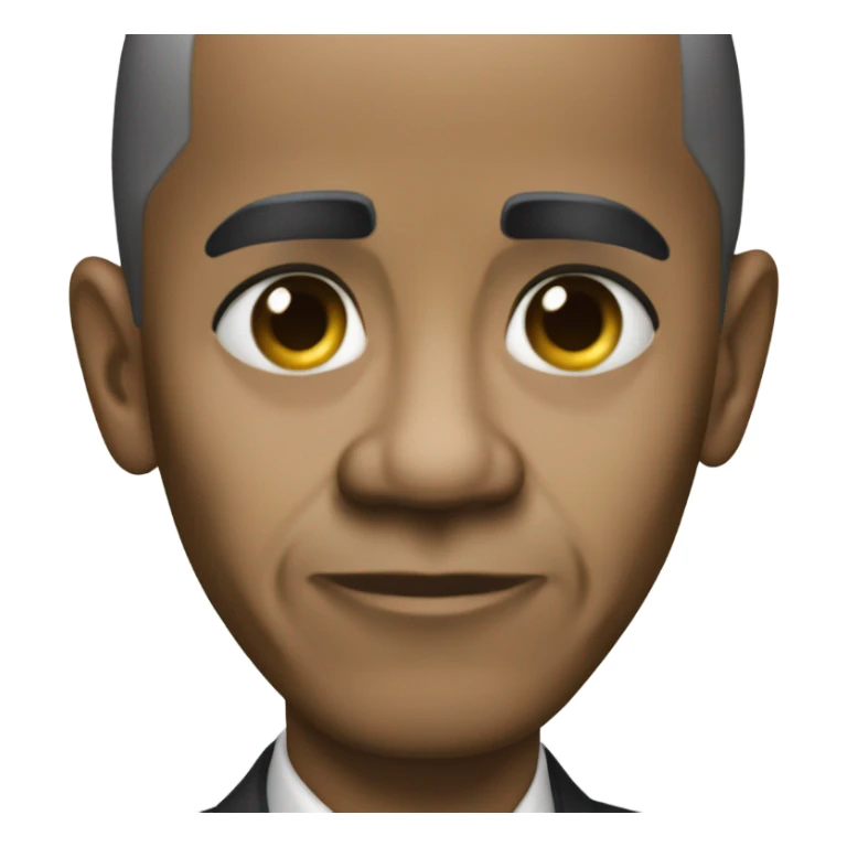Blank stare Barack Obama  sticker