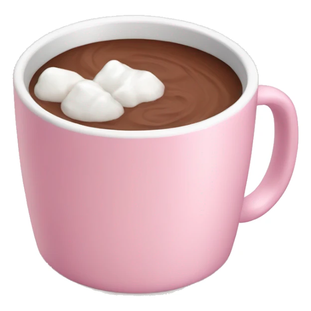 pastel pink mug hot chocolate   sticker