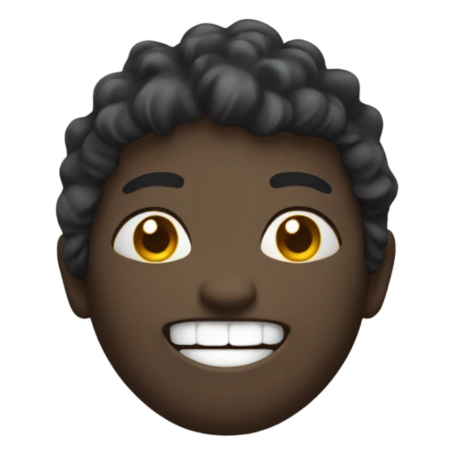 Smiling in pain sticker