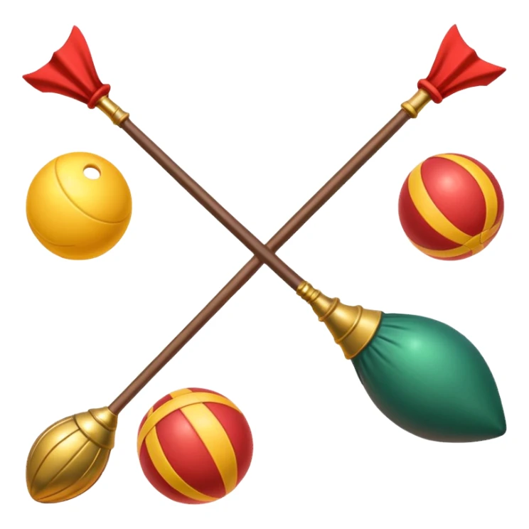 make emojies for all the quidditch equipment sticker