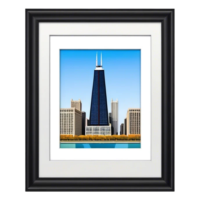 John Hancock building Chicago sticker