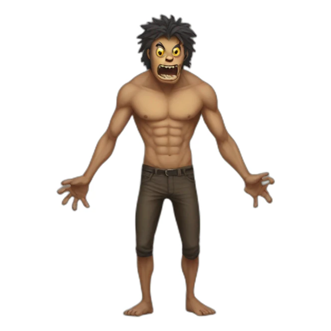 monster fullbody sticker