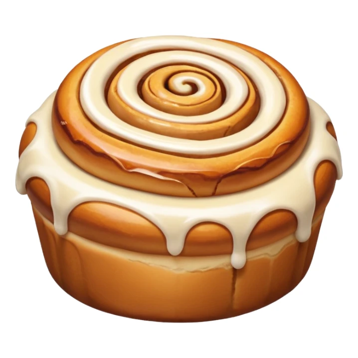 cinnamon roll bow sticker