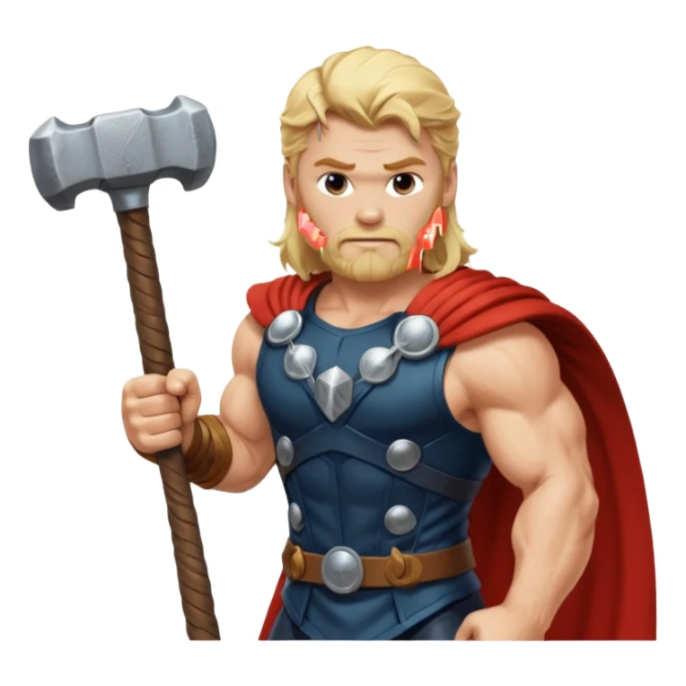 Thor emoji sticker