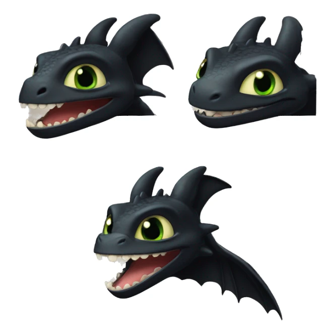 Toothless-from-How-to-train-your-dragon sticker