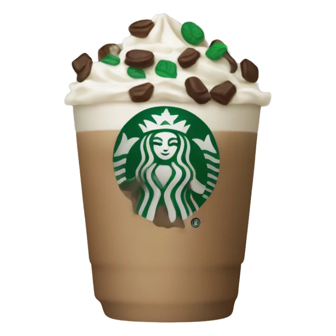 Starbucks frapuccino sticker