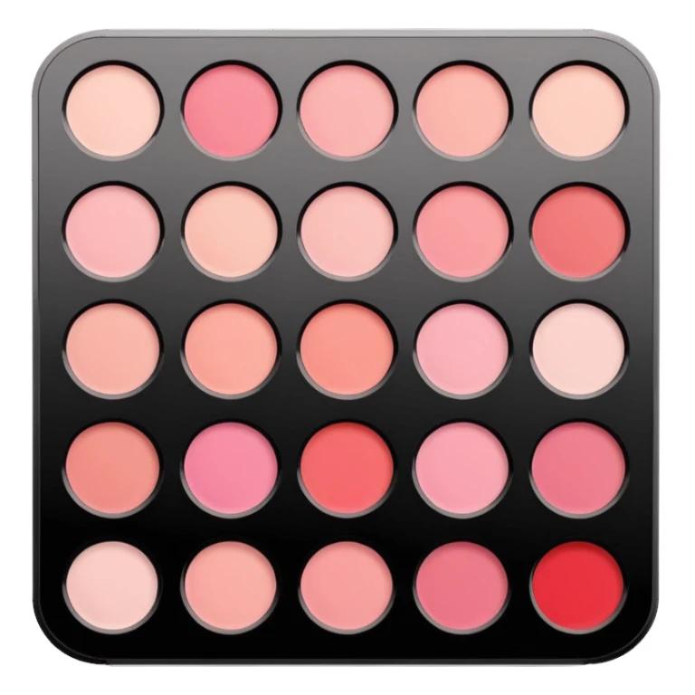 Blush palette pink and red sticker
