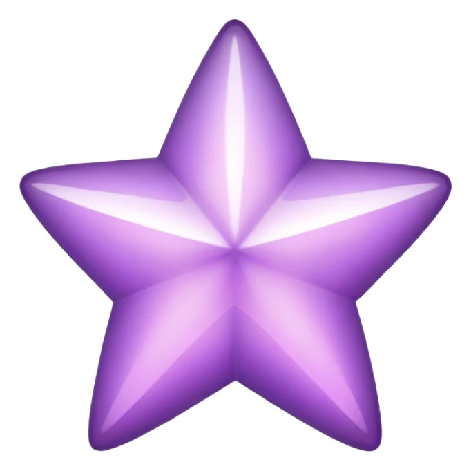 A lilac star  sticker