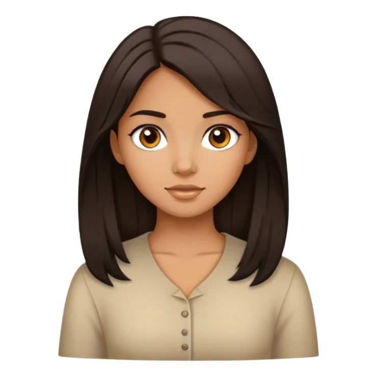 Muchacha de pelo Tula sticker