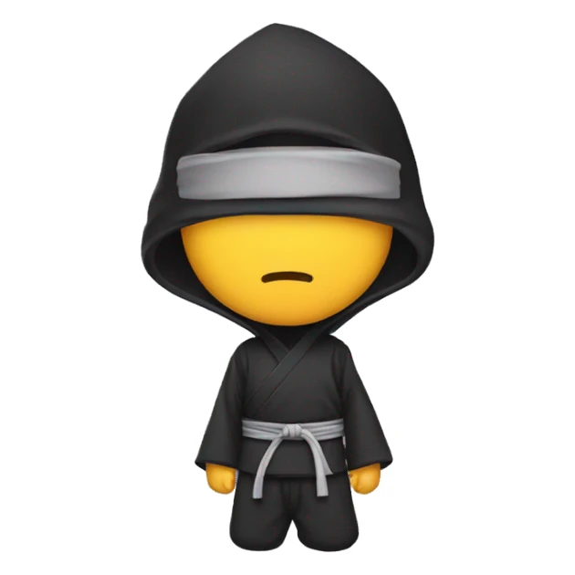confused ninja sticker