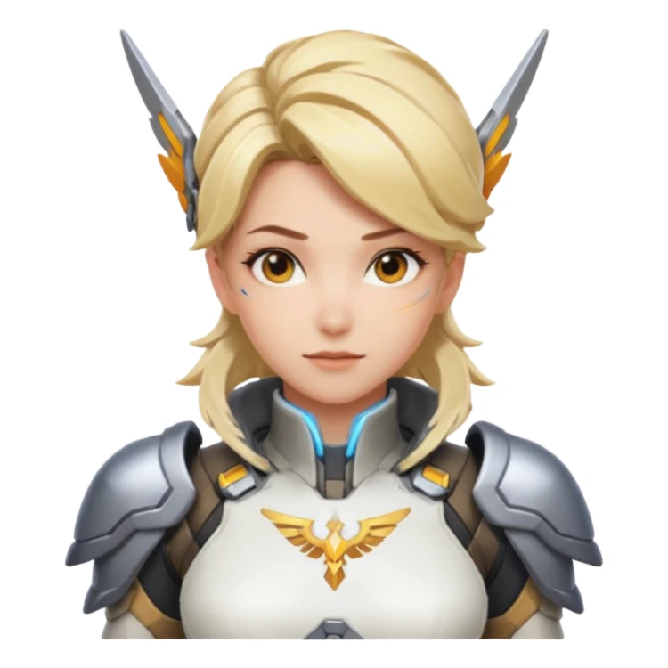 Mercy from overwatch 2 sticker