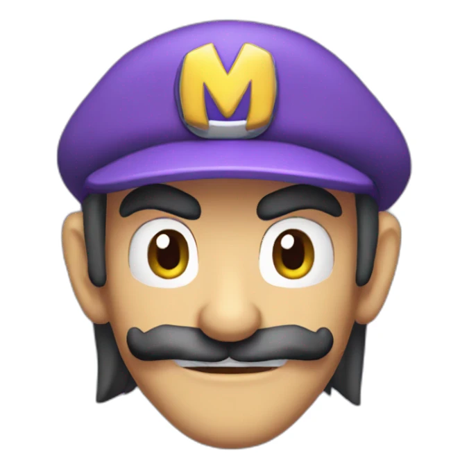 Waluigi sticker