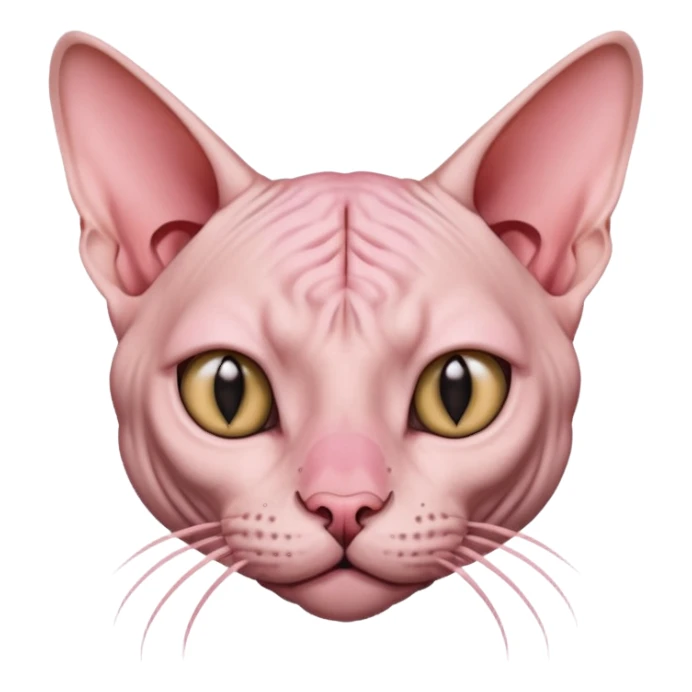Sphynx cat nosepicking sticker
