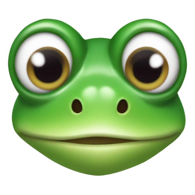 Frog-with-heart-in-eyes sticker