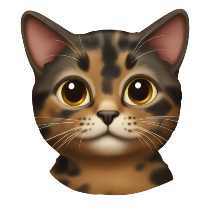 Tortishell cat sticker