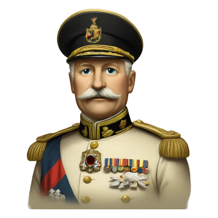 german emperor Wilhelm II sticker