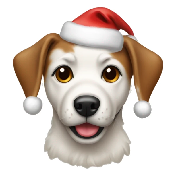 christmas dog  sticker
