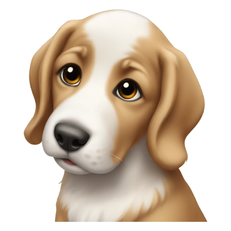 Christmas puppy sticker