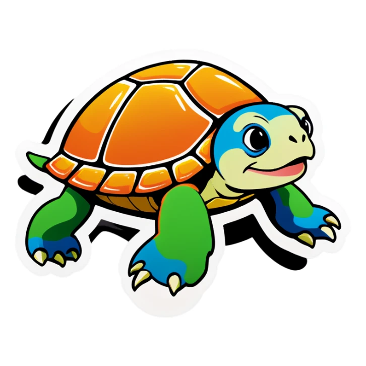 Turtle sticker