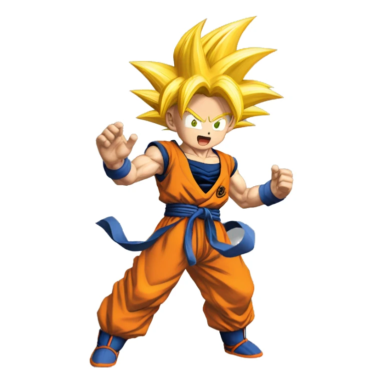 Goku super sayen énervé  sticker