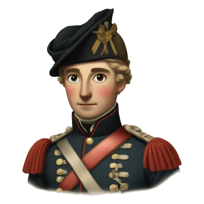 british soldier 19 century sticker
