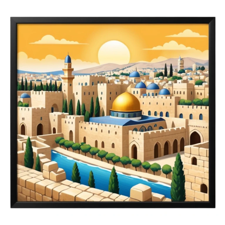 Jerusalem İsrael sticker