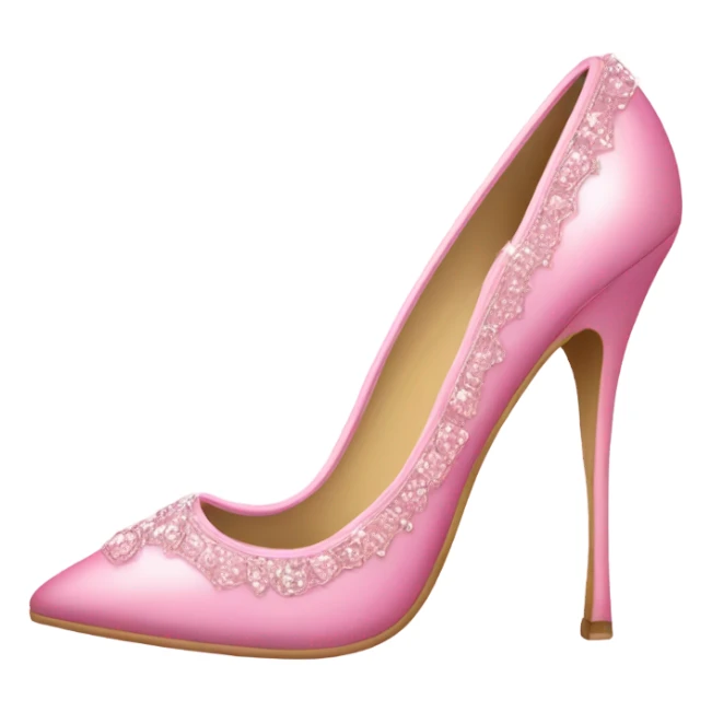  Pink aesthetic heels  sticker