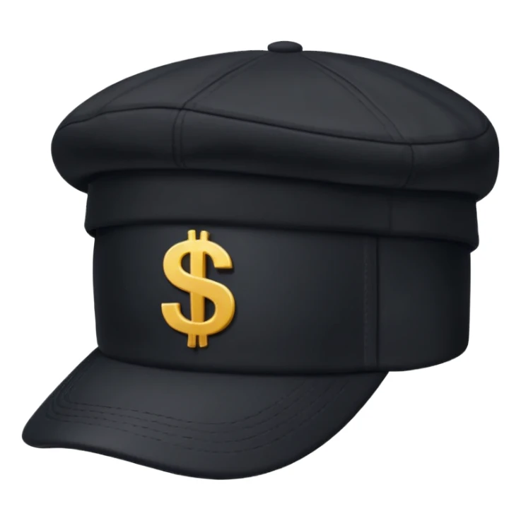 boné com simbolo de $ hype sticker