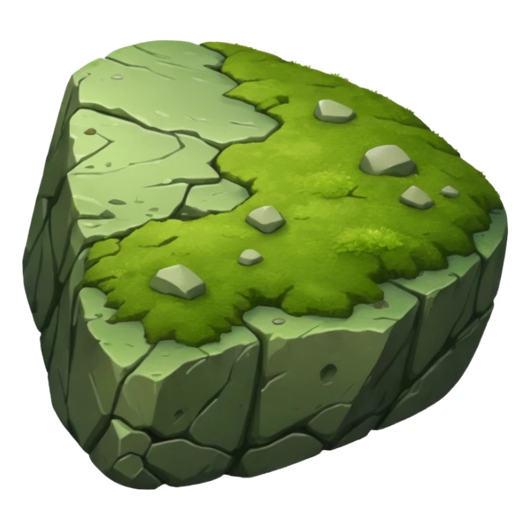 Green rock sticker