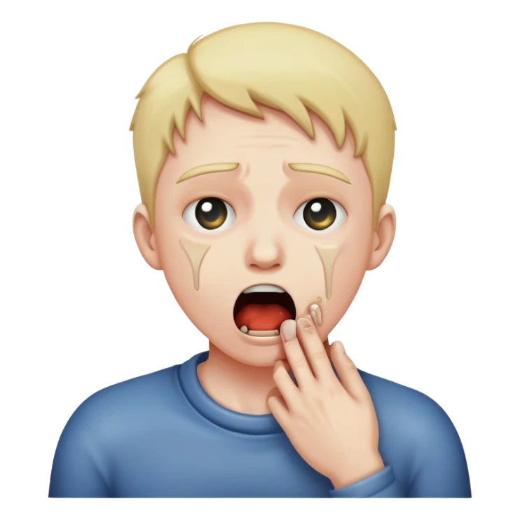 someone chocking themselves  sticker