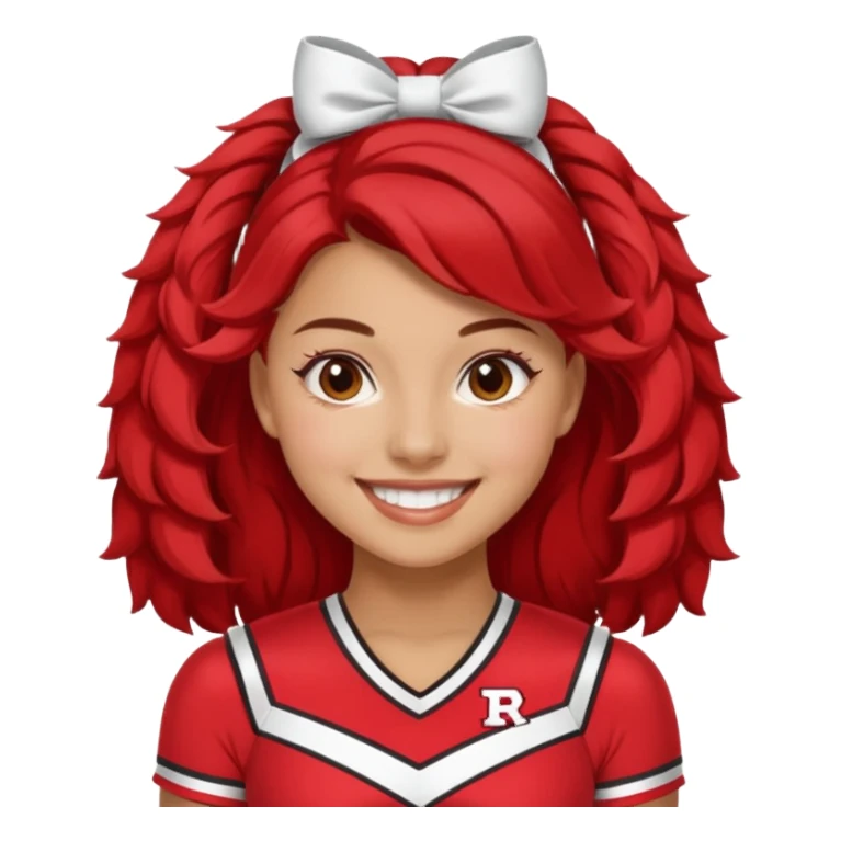 Rutgers Cheerleader sticker