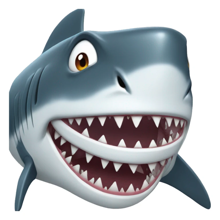 shark crazy sticker