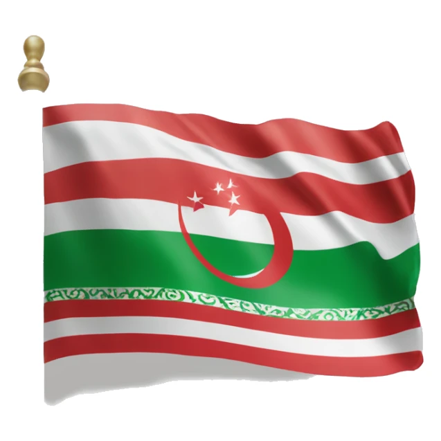 Flag von Republik Tatarstan  sticker