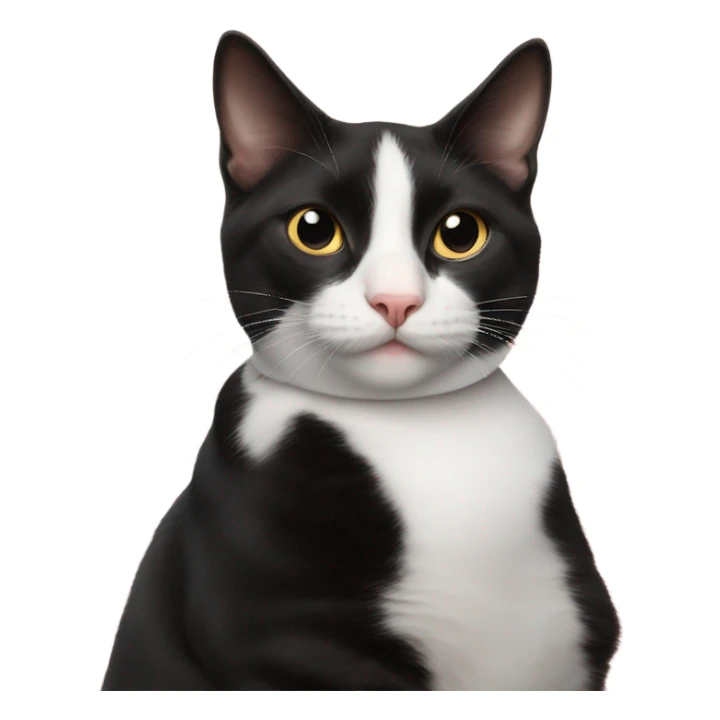 Tuxedo cat on girls lap sticker