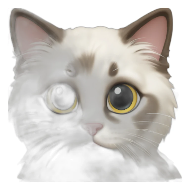 Ragdoll kitten sticker