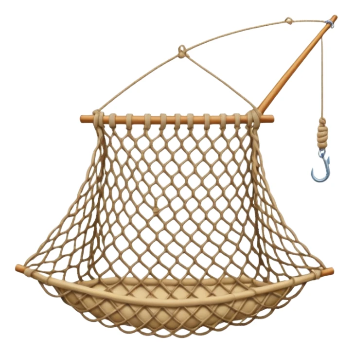 cast the fishing net sticker
