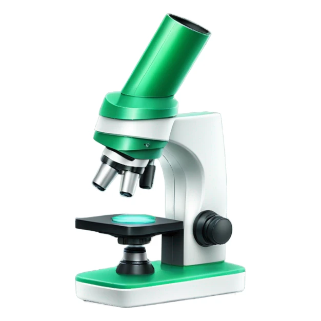 green microscope sticker