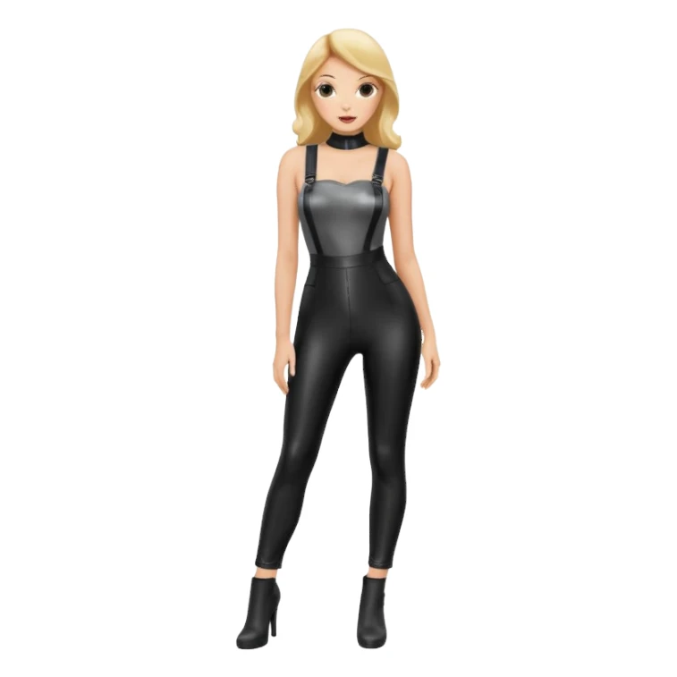 Highwaisted Latex Overalls sticker