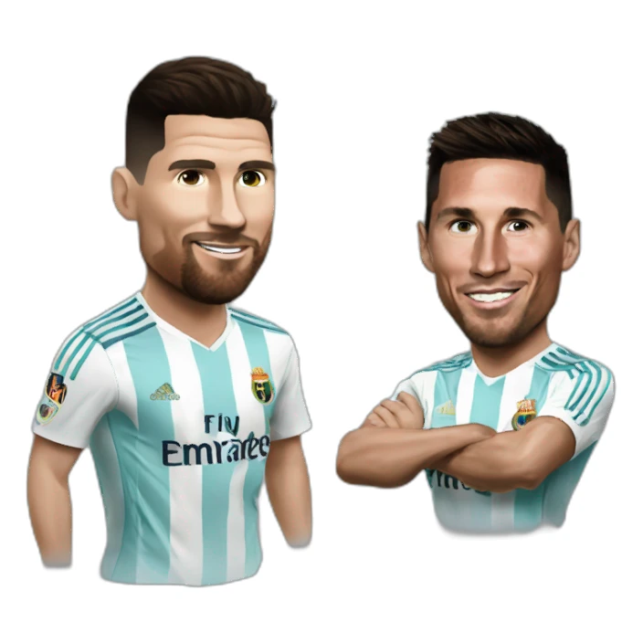 Ronaldo tue messi sticker