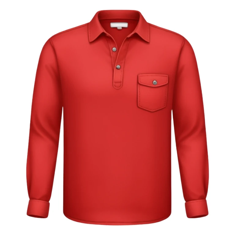 red cotton shirt sticker